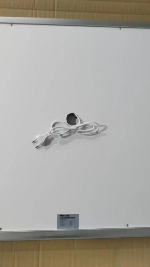 Дзеркало Mixxus WARM MR12-80x70-REVERSE с LED Touch, Anti-fog, димером, регулюванням яскравості (MI6936)