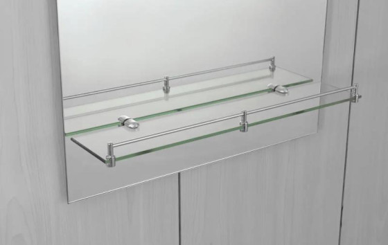 Дзеркало Zerix SANSA MRZ05-700x850x105 прямокутне з полицею (ZX5629)