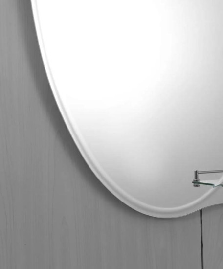 Дзеркало Zerix SOLO MOZ01-650x850x100 асиметричне з трьома полицями (ZX5625)