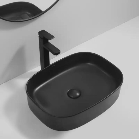 Раковина Mixxus Premium BEVEL-0103 BLACK 510х370х120 (MP6520)