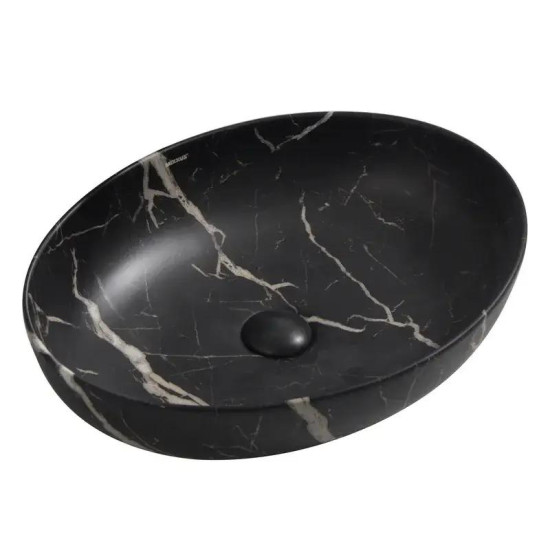 Раковина Mixxus Premium ELLIPSE-0102 MARBLE 515х400х130 (MP6552)