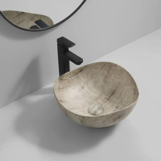 Раковина Mixxus Premium WAVE-0103 MARBLE 380х380х170 (MP6532)
