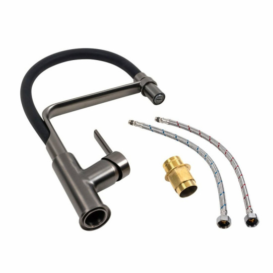 Кухонний змішувач Valeso BQ566 PVD чорний