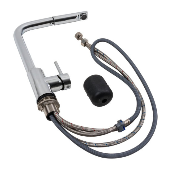 Кухонный смеситель с выдвижным изливом Valeso C698