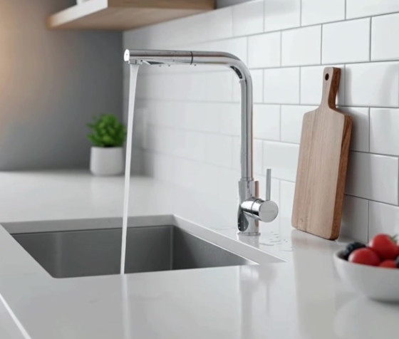 Кухонный смеситель с выдвижным изливом Valeso C698