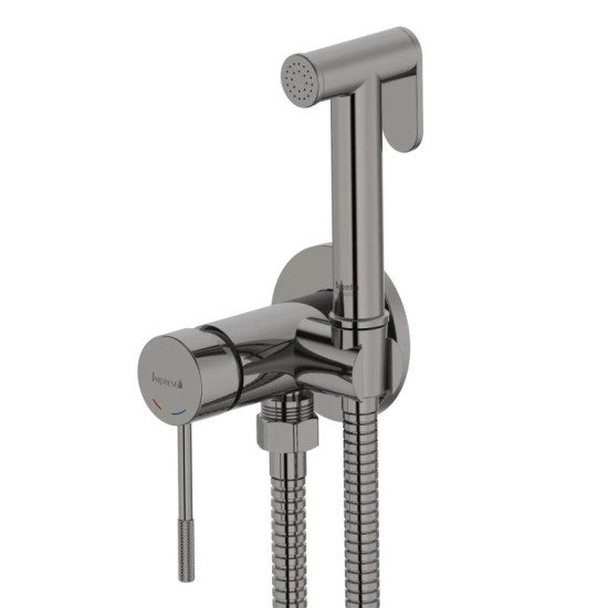 Гигиенический душ со смесителем Imprese Brenta ZMK092308039 графитовый хром
