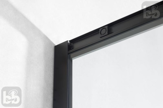 Душова кабіна Eger TISZA BS 599-021-BS профіль чорний, скло "Spagetti"