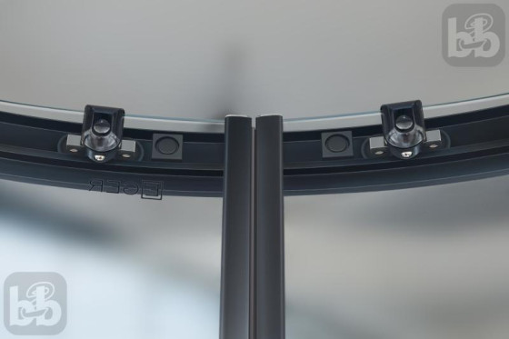 Душова кабіна Eger TISZA BS 599-021-BS профіль чорний, скло "Spagetti"