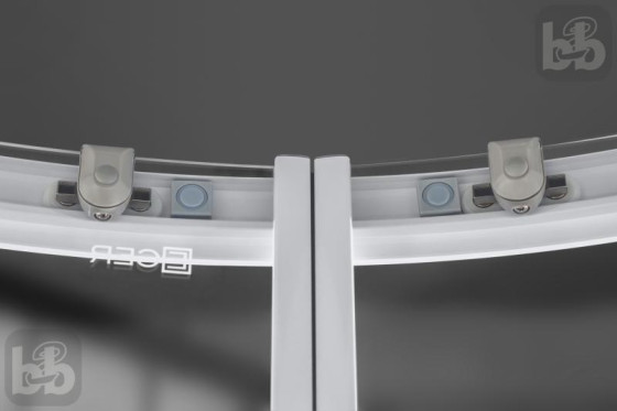 Душова кабіна Eger TISZA WS 599-021-S профіль білий, скло "Spagetti"