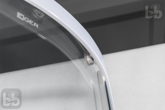 Душова кабіна Eger TISZA WS 599-021-S профіль білий, скло "Spagetti"