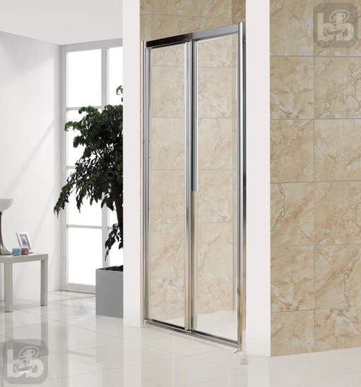 Душові двері Eger bifold 599-029-80 профіль хром, скло прозоре