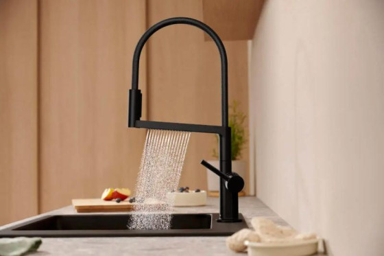 Кухонный смеситель Hansgrohe TALIS SELECT M54 72861670 черный матовый
