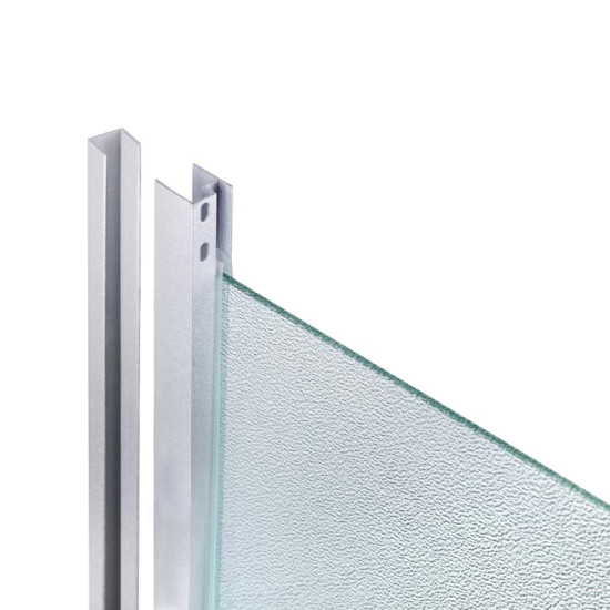 Душевая кабина Lidz Latwa SC90x90.SAT.MID.FR стекло Frost 4 мм + Lidz KAPIELKA ST90x90x26, с панелью