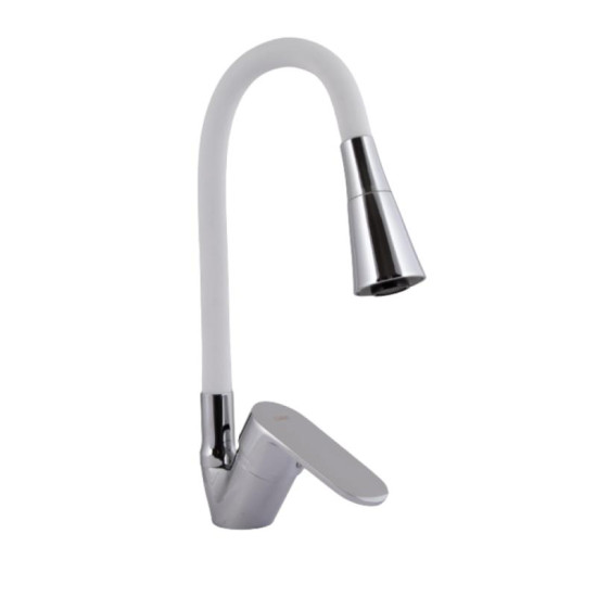 Кухонный смеситель Lidz Tani 008F3 (k40) LDTAN008F3WCR37037 White / Chrome