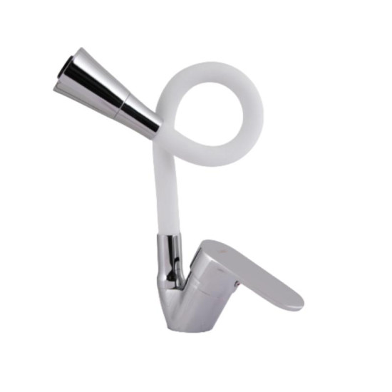 Кухонный смеситель Lidz Tani 008F3 (k40) LDTAN008F3WCR37037 White / Chrome