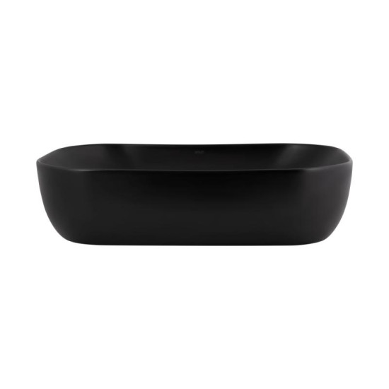 Раковина Qtap Robin 610х400х145 Matt black QT132143PMBMBN