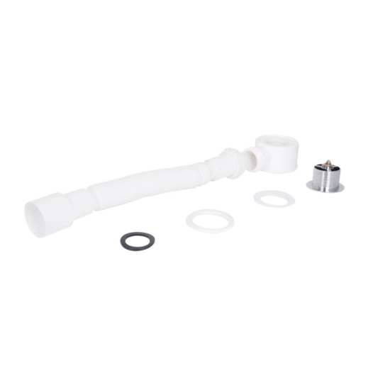 Сифон для душового піддону Lidz LP05 (CRM) автоматичний (вихід 40/50 мм)