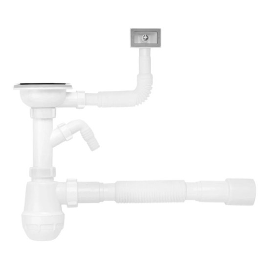 Сифон для кухонної мийки Kroner KRP - KS02-1 3 1/2"х40/50 мм
