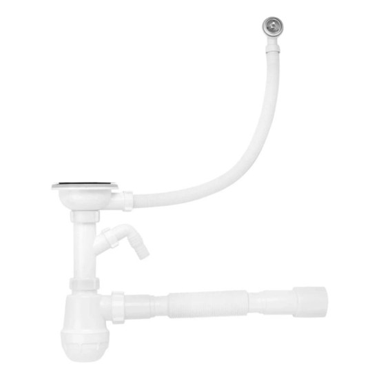 Сифон для кухонної мийки Kroner KRP - KS02R-1 3 1/2"х40/50 мм