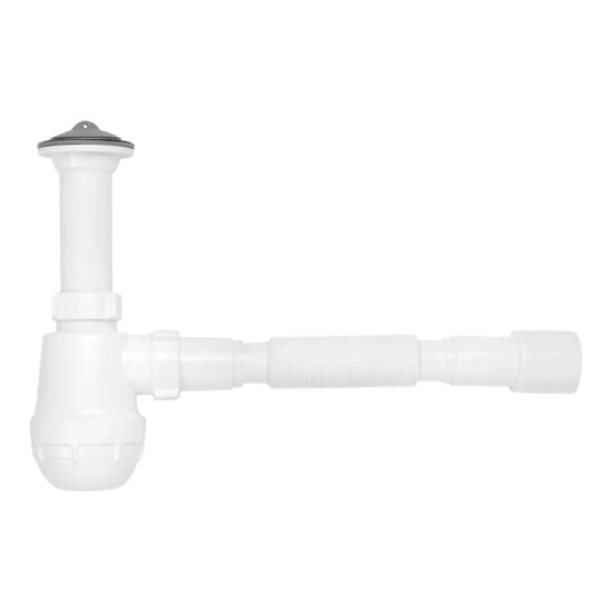 Сифон для кухонної мийки Kroner KRP - TW01 1 1/2"х40/50 мм