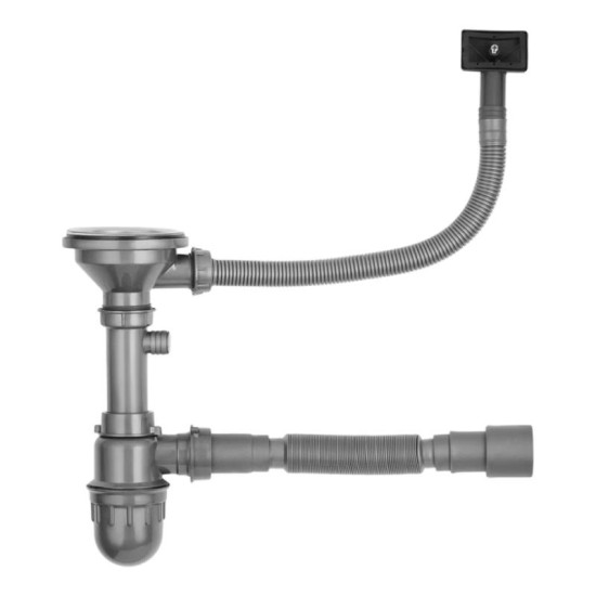 Сифон для кухонной мойки Kroner KRP Siphon - 011 3 1/2"х50/40 мм