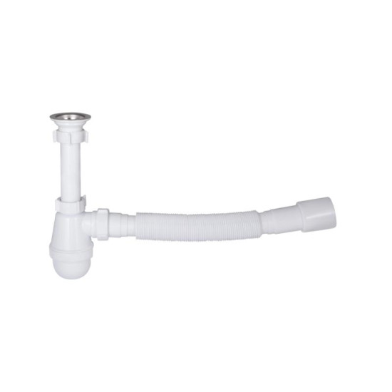 Сифон для раковины Lidz (WHI) LU06