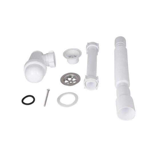 Сифон для раковины Lidz (WHI) LU06