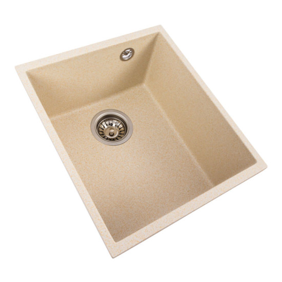 Кухонная мойка Valeso 3744 ROXY матовая (песок)