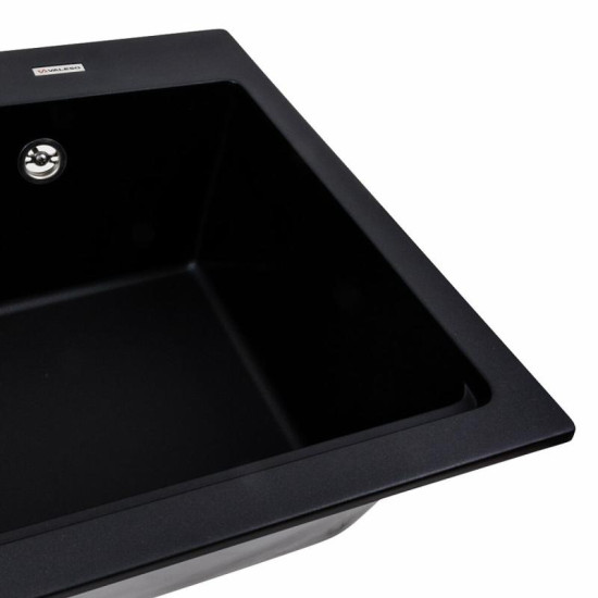 Кухонна мийка Valeso 7545 NIKA чорний