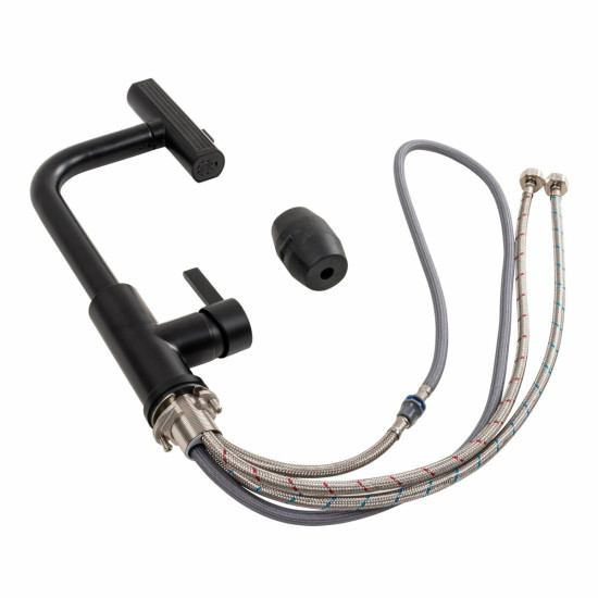 Кухонный смеситель Valeso XK09B PVD черный