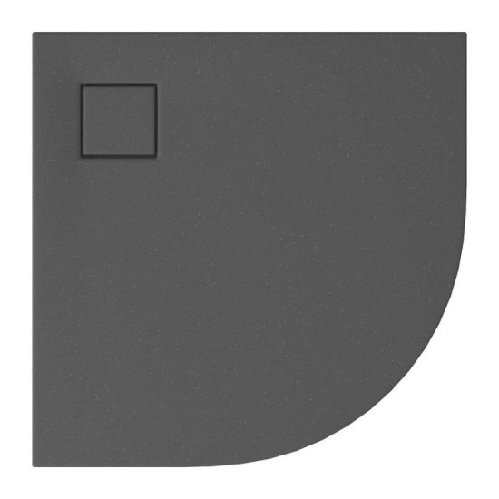 Душевой поддон Cersanit Tako SLIM 90x4 серый матовый + сифон S932-160