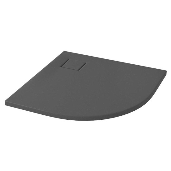 Душевой поддон Cersanit Tako SLIM 90x4 серый матовый + сифон S932-160
