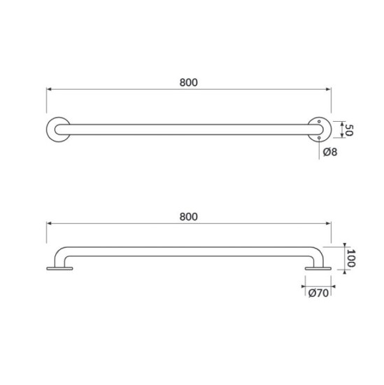 Поручень Cersanit K97-028