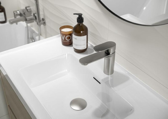 Змішувач для раковини Cersanit Crea S951-334 нікель