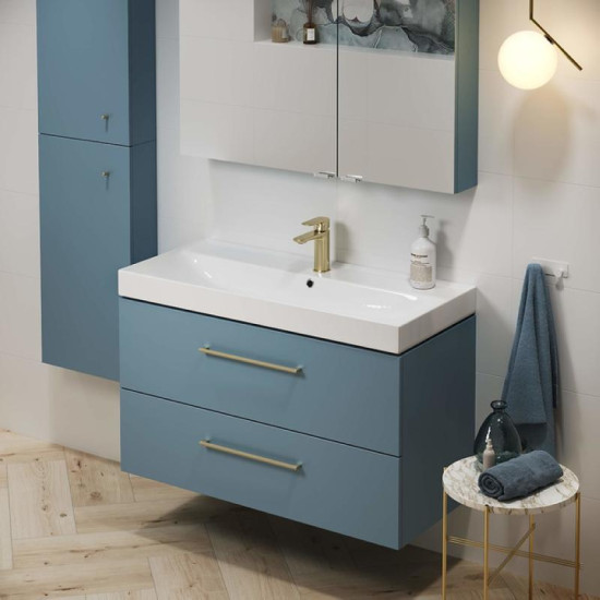 Смеситель для раковины Cersanit Larga S951-389 золото матовое
