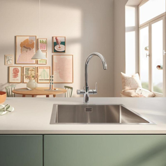 Кухонний змішувач із підключенням до фільтра Grohe Blue Pure BauCurve (30580000)