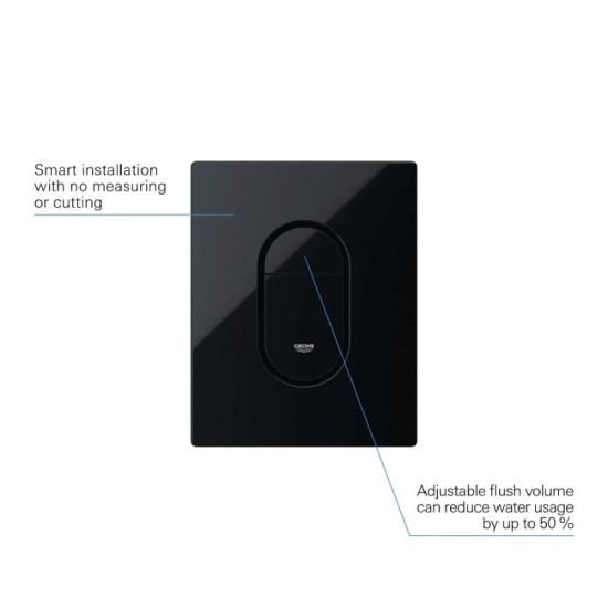 Панель смыва Grohe Arena Cosmopolitan черный глянец (38844KV0)