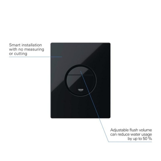 Панель смыва Grohe Nova Cosmopolitan черный глянец (38765KV0)