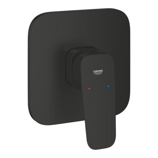 Смеситель скрытого монтажа для душа Grohe Cubeo (1017772430) черный