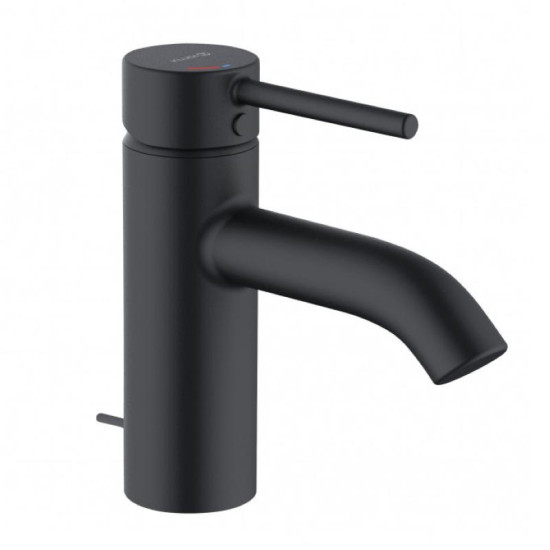 Змішувач для раковини Kludi BOZZ 75 DN 15 (382633976) чорний матовий