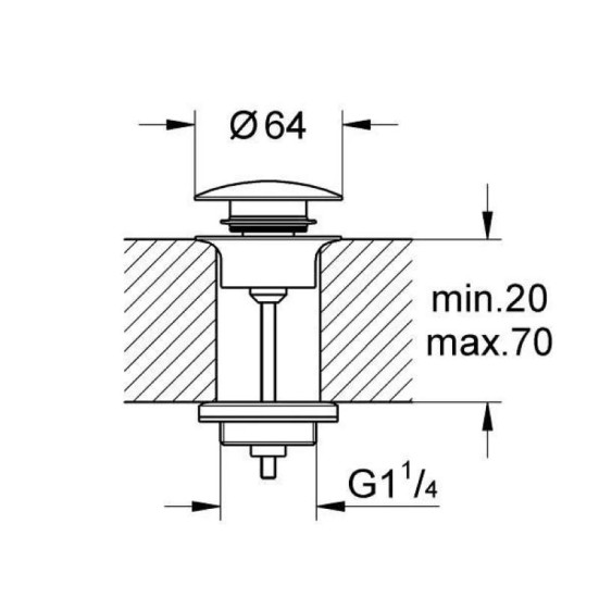 Донный клапан Grohe (29510KF0)