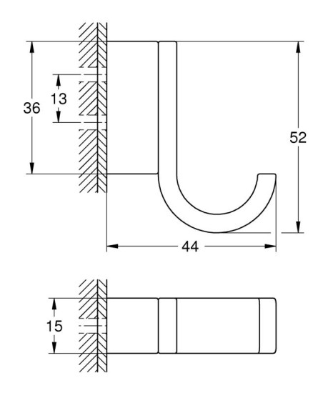 Крючок Grohe Selection (41216KF0)