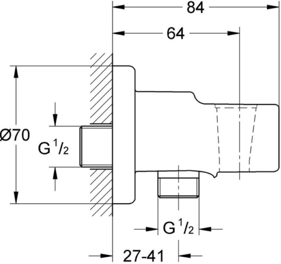 Гігієнічний душ із змішувачем Grohe UA111197243