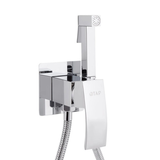 Гигиенический душ со смесителем Qtap Swan Cascada QTSWA262CRM45567 Chrome