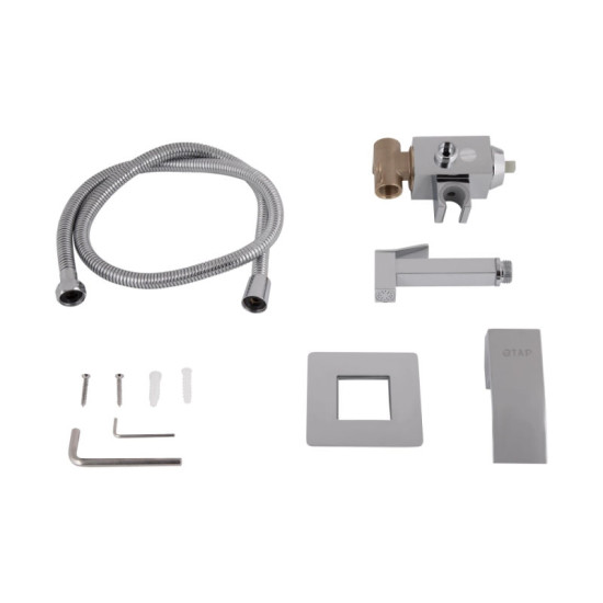 Гигиенический душ со смесителем Qtap Swan Cascada QTSWA262CRM45567 Chrome