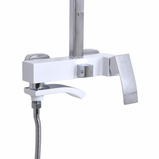 Душова система Qtap Swan Cascada QTSWA111CRW45570 Chrome/White