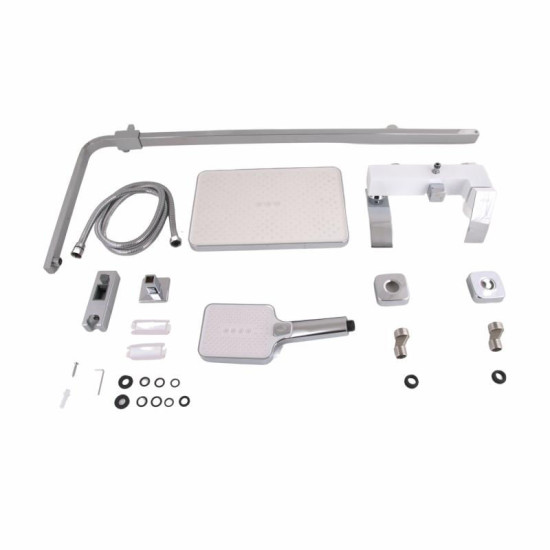 Душова система Qtap Swan Cascada QTSWA111CRW45570 Chrome/White