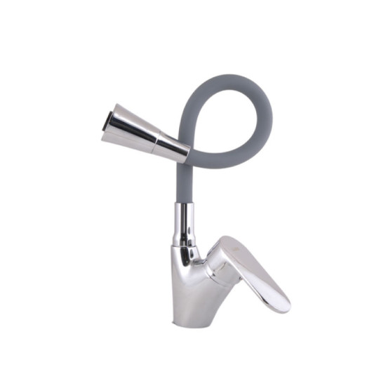 Кухонний змішувач Lidz Tani 007F3 LDTAN007F3GCR31869 Grey / Chrome