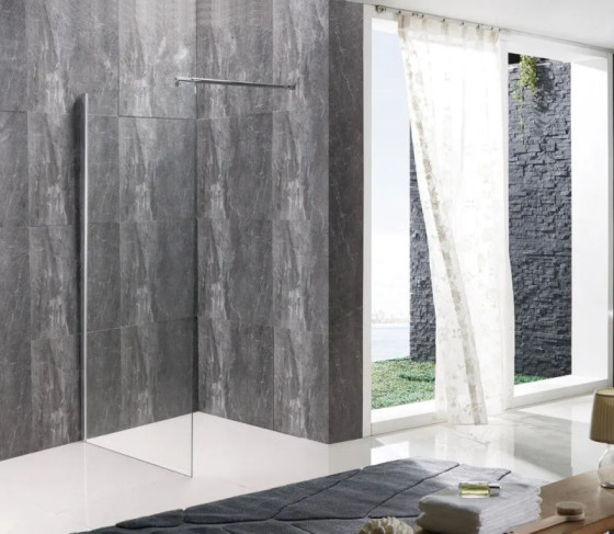 Душевая перегородка Mixxus Premium FLAT SP01-120x200-TR Chrome Walk-In (MI6852)
