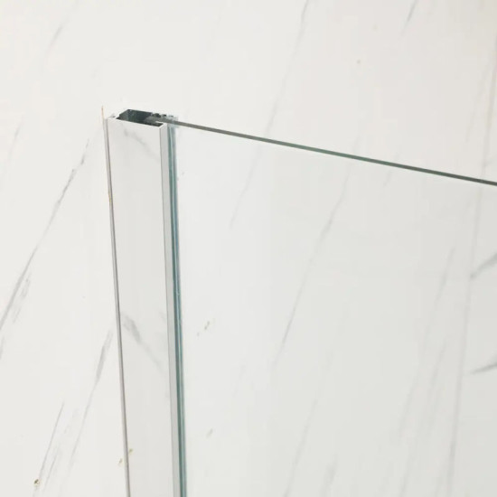 Душевая перегородка Mixxus Premium FLAT SP01-120x200-TR Chrome Walk-In (MI6852)